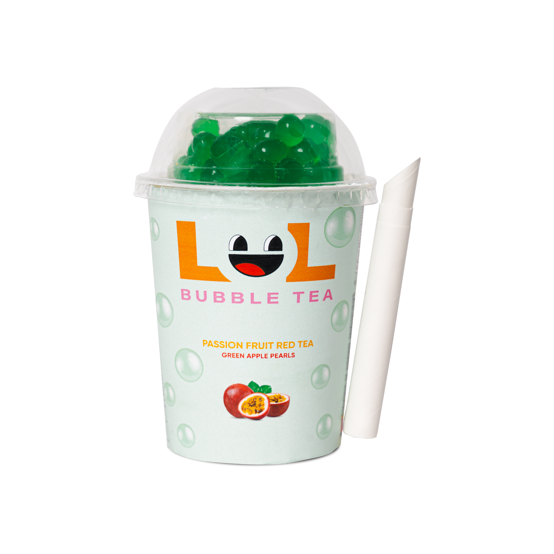 Passion Fruit Red Tea - LOL Bubble Tea