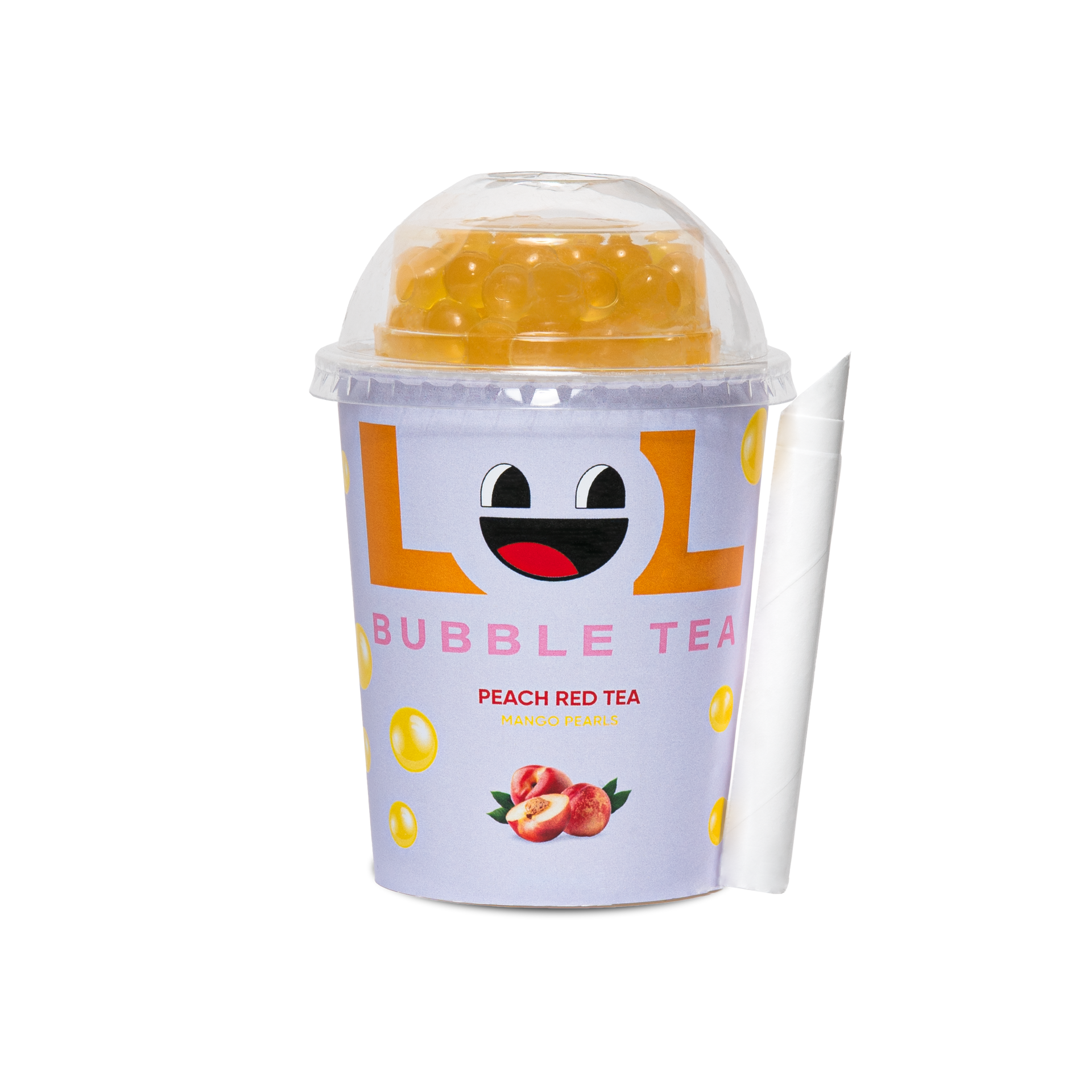 Peach Red Tea - LOL Bubble Tea