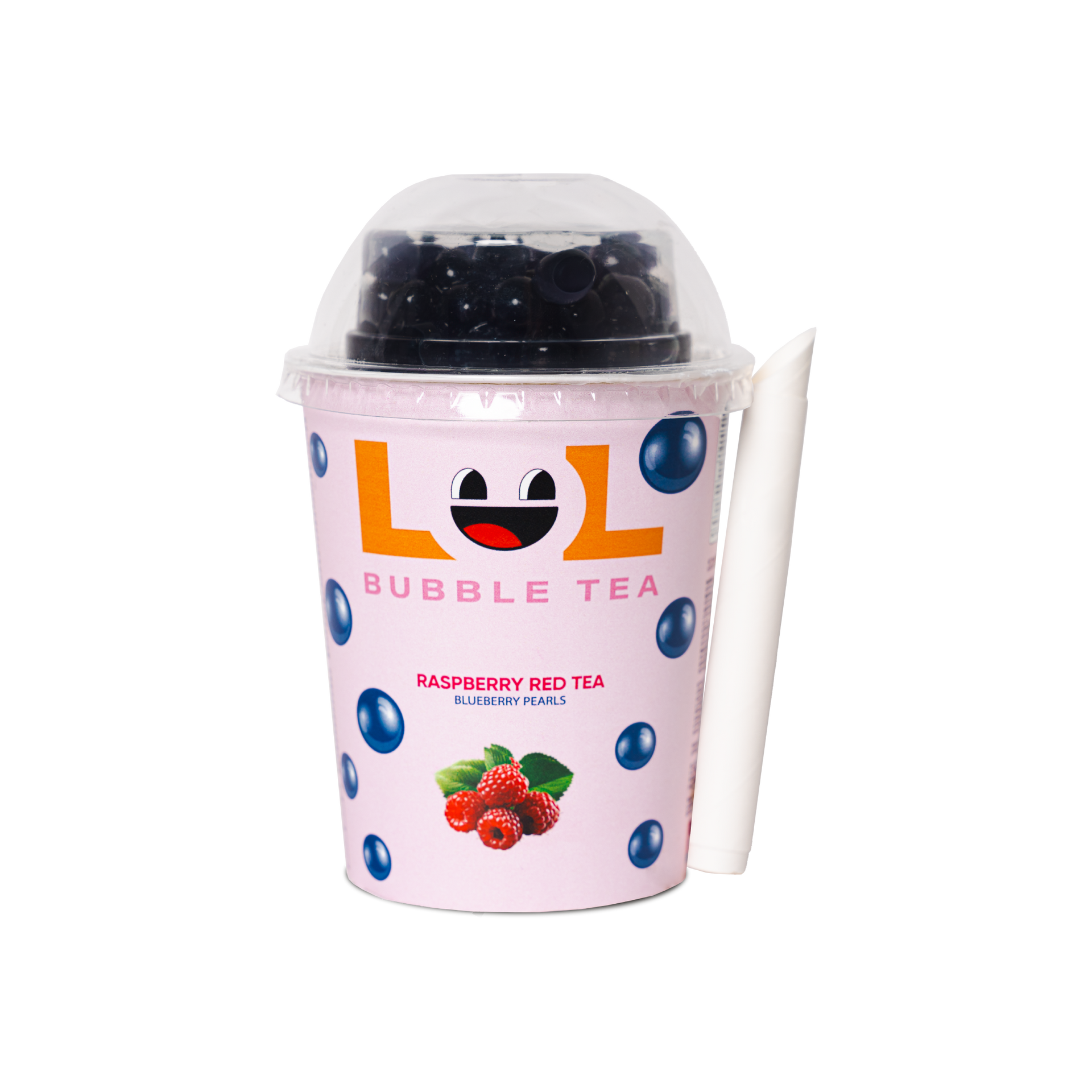 Raspberry Red Tea - LOL Bubble Tea